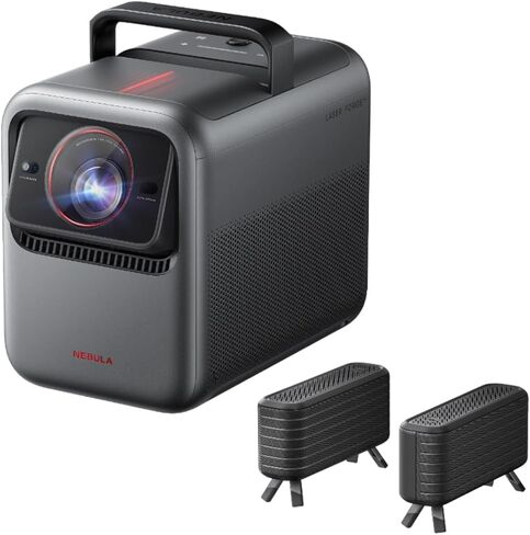 جهاز عرض NEBULA X1 Triple Laser 4K (متجدد) مع مكبر صوت NEBULA اللاسلكي عبر الأقمار الصناعية (عبوتان) in Saudi Arabia