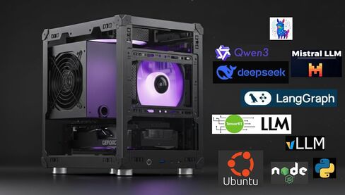 Compact Local AI Server, AI Mini PC，Serve Local LLM Models Right Out of Box, 30+ Tokens/Second, Pre-Installed Ubuntu Linux, Qwen3, LLama3, RAG, OCR, vLLM, TensorRT LLM, NVIDIA RTX 5060 Ti (16GB) in Saudi Arabia