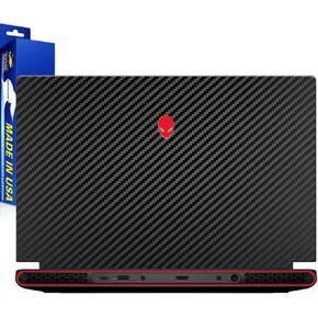 غلاف من الفينيل من ArmorSuit MilitaryShield مصنوع من ألياف الكربون الأسود لجهاز Alienware m15 R6 / R7 (15.6 بوصة) - غطاء in Kuwait