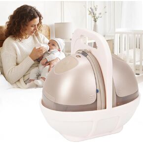 حامل مضخة الثدي من السيليكون، قاعدة مضادة للإمالة، آمنة للاستخدام في غسالة الأطباق، مقبض سهل الحمل للأمهات أثناء التنقل، من أجل Momcozy M5، eufy E20/S1/S1 Pro، Medela Freestyle بدون استخدام اليدين (مضخة الثدي غير متضمنة) in Kuwait