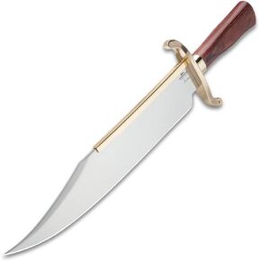 سكاكين Hibben سكين باوي الغرب القديم للذكرى السنوية الخامسة والستين مع شفرة من الفولاذ المقاوم للصدأ، ومقبض خشبي، وغمد مخصص in Kuwait