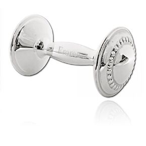 خشخشة أطفال من الفضة الإسترليني CUNILL، خشخشة فضية مخصصة، خشخشة حديد على شكل خرزة، خشخشة أطفال منقوشة حسب الطلب in Kuwait