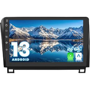 راديو السيارة لسيارة Toyota Tundra 2007-2013 / Toyota Sequoia 2008-2019 Android 13 GPS Navigation 2GB+64GB مع شاشة لمس 10.1 بوصة، يدعم 4G-SIM-Karte، CarPlay Android Auto Bluetooth SWC in Kuwait