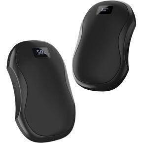 تدفئة اليد AI القابلة لإعادة الشحن، 2 حزمة، جيب العرض الرقمي المحمول والأيدي الساخنة الكهربائية، سخان يعمل بالبطارية المغناطيسية. في الهواء الطلق، الغولف، الصيد، اكسسوارات التخييم، الهدايا in Kuwait