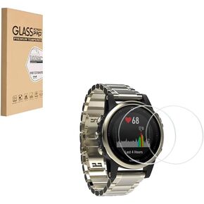 Screen Protector for Garmin Fenix 5S Tempered Glass Film, 9H Hardness,Anti-Scratch,High Definition,Bubble Free (2 pcs) in Kuwait