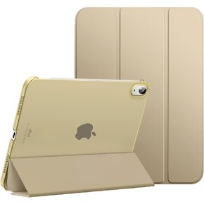 حافظة MoKo PrisVibe لجهاز iPad (A16) الجيل الحادي عشر 11 بوصة 2025، iPad الجيل العاشر 10.9 بوصة 2022، غطاء خلفي شفاف وصلب من البولي كربونات، غطاء ذكي يدعم معرف اللمس، أسود قزحي الألوان in Kuwait