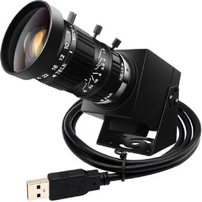 ELP 48mp USB Camera Manual Zoom Webcam for Computer Mini Lightburn Camera for Laser Engraver UVC USB2.0 Close-up Web Cam 6000P USB Security Webcam 5-50mm 10X Zoom Webcamera for PC Jetson Nano Pi in Saudi Arabia