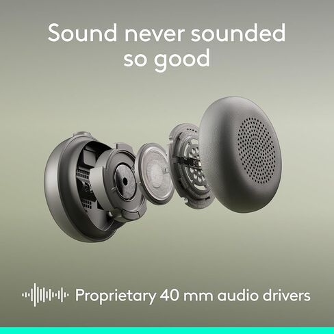 Logitech Zone Wireless 2 ES - Noise-Canceling Wireless Headset with Adaptive Hybrid ANC, Bluetooth - Rose in Saudi Arabia
