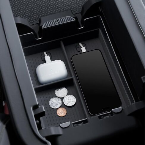 Spigen Console Organizer Tray (Carbon Edition) Designed for Hyundai Ioniq 5 2025 2024 2023 2022 in Saudi Arabia