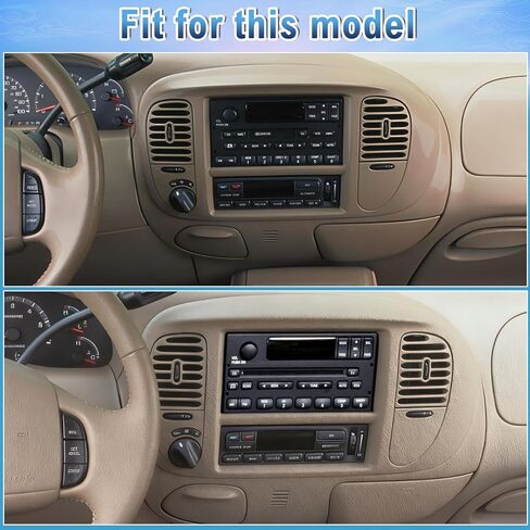 راديو ترقية ستيريو للسيارة Android 14 Double Din لسيارة Ford Expedition 1998-2002، شاشة لمس 9.7 بوصة مع Carplay لاسلكي Android Auto GPS WiFi Bluetooth RDS DSP SWC Mirrorlink كاميرا احتياطية in Kuwait