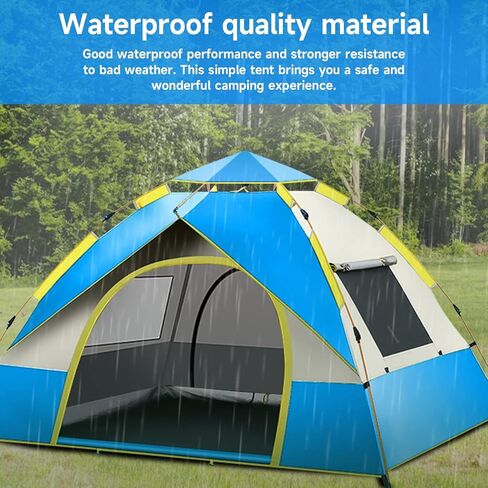 KOMCLUB Camping Tent Tents for Family Camp Tent Waterproof Windproof Outdoor for Backpacking Hiking Easy Setup with Storage Bag in Saudi Arabia