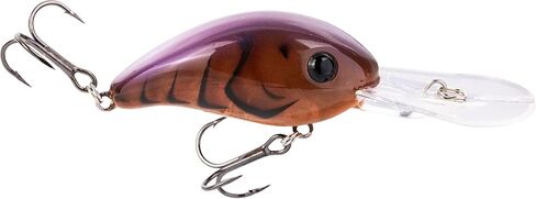 Strike King (HC6XD-P447) طعم صيد السمك Pro Model 6XD، طُعم كرنك للغوص العميق، فاتورة منحنية فريدة من نوعها، غرف خشخشة عائمة حرة، 1 أونصة، يغوص حتى 19 قدمًا، حجم 1 خطافات ثلاثية، زحف بني فانتوم in Saudi Arabia