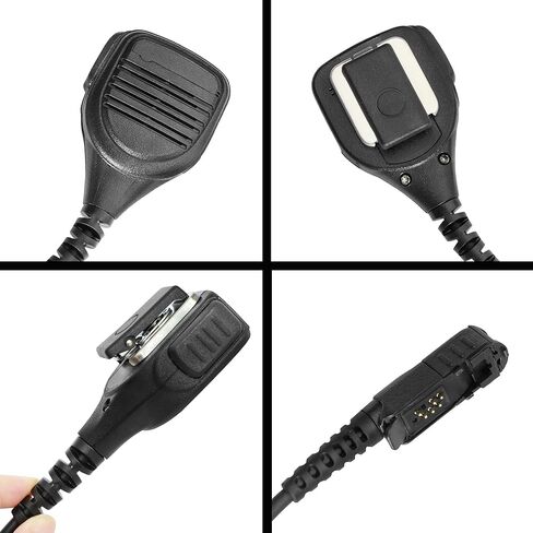 5 Pack PMMN4076A PMMN4076 PMMN4071 Windporting Speaker Mic Remote Speaker Microphone with 3.5mm Audio Jack for XPR3300 XPR3300e XPR3500 XPR3500e Portable Radio in Saudi Arabia