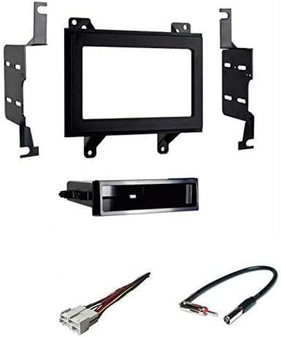 Double or Single Din Car Stereo Install Kit, Wire Harness and AM/FM Radio Antenna Adapter -Made for Some Chevrolet/GMC/Oldsmobile: 1995-1997 Blazer/Jimmy/Bravada, 1994-1997 S-10/Sonoma in Saudi Arabia