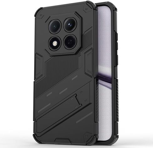 for Redmi Note 15 Pro Plus 5G Military Grade Protective Case,2 in 1 Shockproof Stand Cover for Redmi Note 15 Pro Plus 5G,Grey in Saudi Arabia