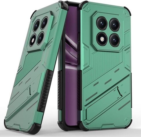 for Redmi Note 15 Pro Plus 5G Military Grade Protective Case,2 in 1 Shockproof Stand Cover for Redmi Note 15 Pro Plus 5G,Grey in Saudi Arabia