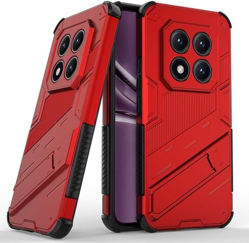 for Redmi Note 15 Pro Plus 5G Military Grade Protective Case,2 in 1 Shockproof Stand Cover for Redmi Note 15 Pro Plus 5G,Grey in Saudi Arabia