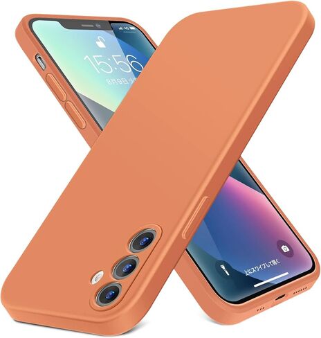 مصمم لجراب Galaxy A14 5G، مصنوع من السيليكون الرفيع المقاوم للصدمات [ناعم] [مضاد للخدش] [حماية من السقوط]، أحمر كاميليا، MDM-XGJ-24-11 in Kuwait