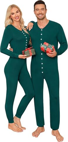 SWOMOG Matching Family Pajamas Sets Christmas Couple PJ's Holiday Onesise Nightwear Household Sleepwear Sets with Pet bibs in Saudi Arabia