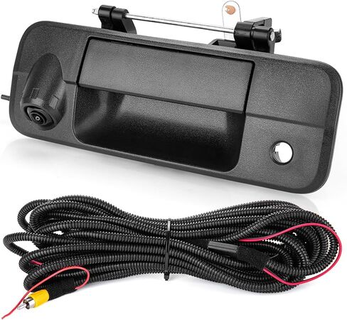 Tailgate Handle Backup Rear View Camera for Toyota Tundra 2008-2013 | Tailgate Reverse Parking Assist Camera Assembly | Replaces # 69090-0C051 in Saudi Arabia