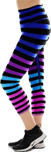 بنطال ضيق رياضي مخطط من Signature (طول Alexis/Legging، 2X-Large) in Saudi Arabia