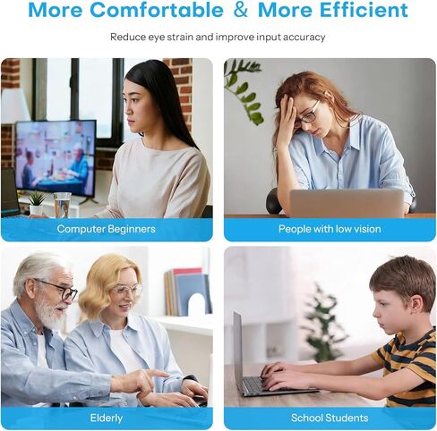 OMOTON Wired Keyboard for Mac, Large Print Backlit Keyboard with Numeric Keypad, Dual Interface (USB C + A), 7 Colors Light UP and Easy to See Big Letters for MacBook Pro/Air, Mini, iMac, Space Grey in Saudi Arabia