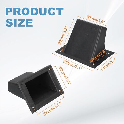 uxcell Recessed Speaker Handle Grasp Holder Replacement Speaker Cabinet Handles in Saudi Arabia