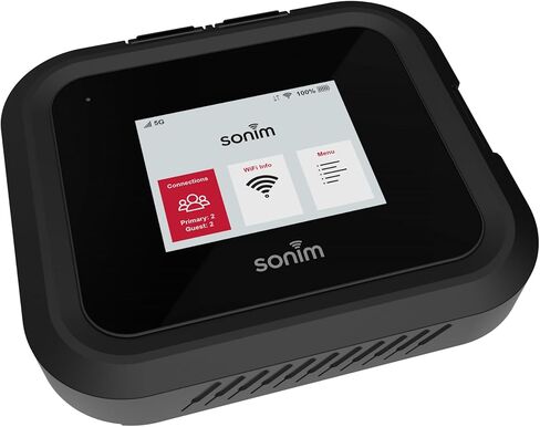 نقطة اتصال متنقلة Sonim H500 5G | جهاز توجيه السفر 5G بدعم عالمي | مفتوح للعمل مع AT&T وT-Mobile وUScello | متين IP68 وMIL-STD-810H | واي فاي 6E | إيثرنت (1 جيجابت في الثانية) | بطارية 6000 مللي أمبير in Kuwait
