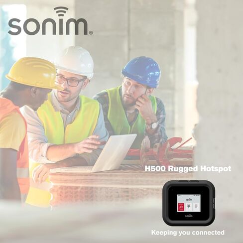 نقطة اتصال متنقلة Sonim H500 5G | جهاز توجيه السفر 5G بدعم عالمي | مفتوح للعمل مع AT&T وT-Mobile وUScello | متين IP68 وMIL-STD-810H | واي فاي 6E | إيثرنت (1 جيجابت في الثانية) | بطارية 6000 مللي أمبير in Kuwait