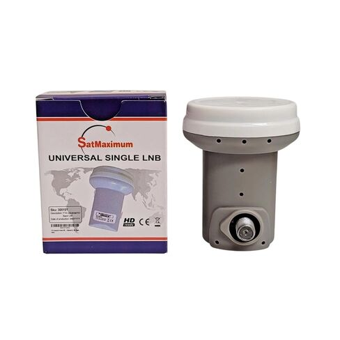 Universal Single LNB 0.1db Polarized HD Digital Satellite Signal Receiver for Dish Antennas – High Gain, Low Noise, Weatherproof Design in Saudi Arabia