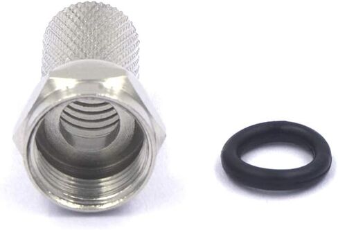 VCE Coaxial Cable Connector 5-Pack with Nickel Plated TV Cable Connector Kit in Saudi Arabia