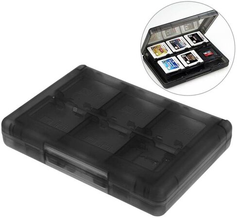 Hard Plastic 28 in 1 Game Card Case Holder Cartridge Box Accessory for Nintendo DS Gaming Device Parts Accessories in Saudi Arabia