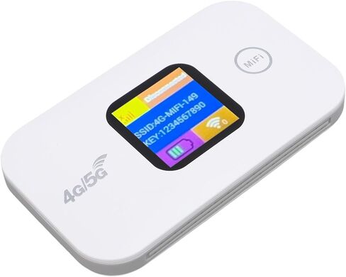 Keenso Portable WiFi Hotspot, 4G LTE Modem for Up to 10 Devices, 300Mbps Speed, Ideal for Travel and Camping in Saudi Arabia