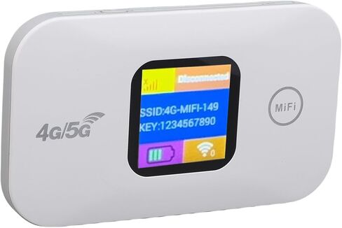 Keenso Portable WiFi Hotspot, 4G LTE Modem for Up to 10 Devices, 300Mbps Speed, Ideal for Travel and Camping in Saudi Arabia