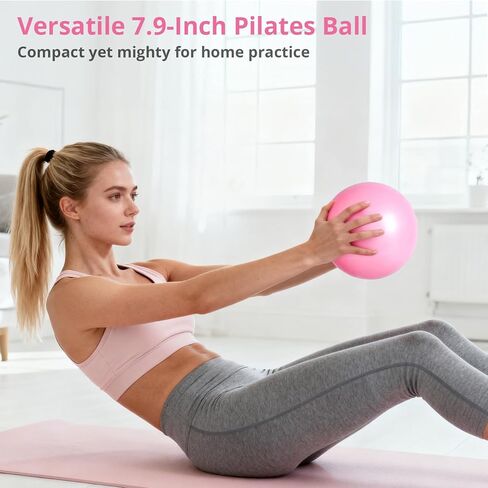 Pilates Essentials Kit for Women, Home Workout Pilates Kit with Ring, Mini Ball, Resistance Bands, Yoga Strap & More | Beginner Pilates Starter Kit for Toning, Strength & Flexibility in Saudi Arabia