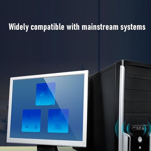 Vikye WiFi Adapter for Desktop PC, 600Mbps 2.4GHz 5GHz Dual Band USB WiFi 6 Adapter Compatible with Wins 11/10/7 for Desktop Laptop PC in Saudi Arabia
