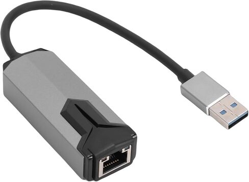 ciciglow 2.5G Ethernet Adapter, USB A to Ethernet Adapter RJ45 Gigabit LAN Network Converter with Aluminum Alloy Casing, for Laptop Desktop PC in Saudi Arabia