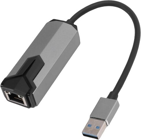 ciciglow 2.5G Ethernet Adapter, USB A to Ethernet Adapter RJ45 Gigabit LAN Network Converter with Aluminum Alloy Casing, for Laptop Desktop PC in Saudi Arabia
