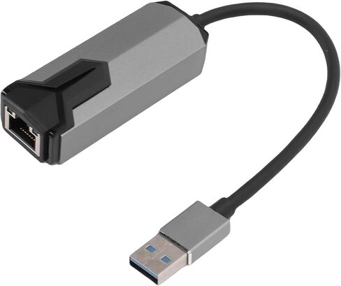 ciciglow 2.5G Ethernet Adapter, USB A to Ethernet Adapter RJ45 Gigabit LAN Network Converter with Aluminum Alloy Casing, for Laptop Desktop PC in Saudi Arabia