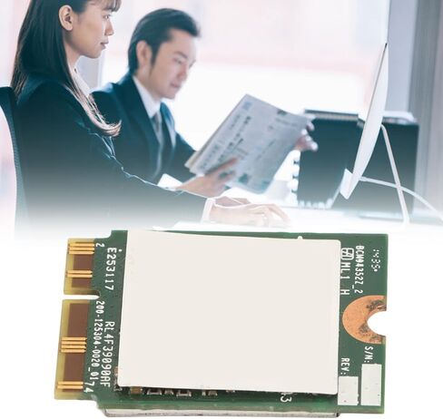 WiFi Network Card, 867Mbps M.2 NGFF WiFi Adapter with BT4.0, for Laptops B50 70 N50 70 B40 80 B50 80 Y40 in Saudi Arabia