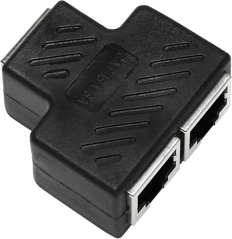 2 منفذ RJ45 الفاصل محول شبكة LAN إيثرنت موسع موصل التوصيل مجموعة 1 قطعة in Kuwait
