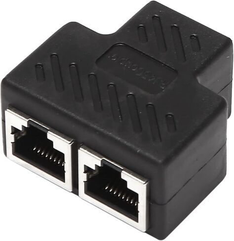 2 منفذ RJ45 الفاصل محول شبكة LAN إيثرنت موسع موصل التوصيل مجموعة 1 قطعة in Kuwait