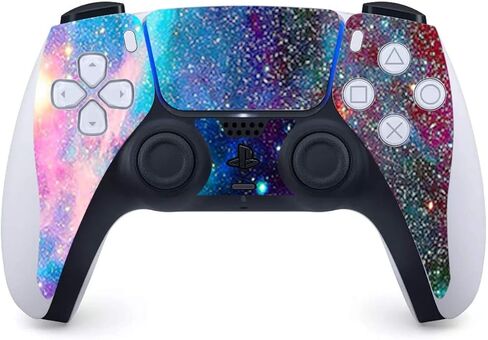 ITS A Skin Skins متوافقة مع إصدار قرص وحدة التحكم Sony Playstation 5 - غطاء ملتف لملصقات واقية - غازات فضائية ملونة in Kuwait