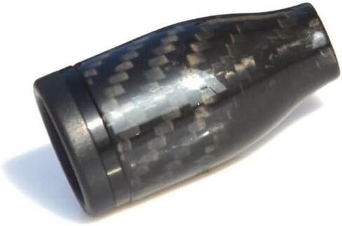 1pc Taper Shape 44mm 3K Woven Carbon Grip OD27mm Butt Cap Rod Building Component Handle Rod Repair DIY Blank in Saudi Arabia