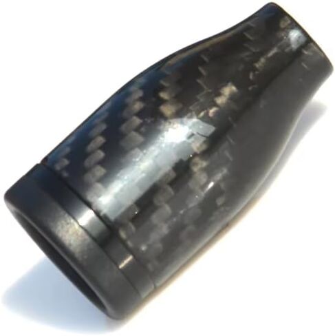 1pc Taper Shape 44mm 3K Woven Carbon Grip OD27mm Butt Cap Rod Building Component Handle Rod Repair DIY Blank in Saudi Arabia