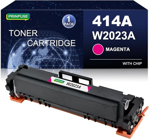 خرطوشة حبر صفراء 414A متوافقة مع HP 414A 414X W2022A W2022X لـ HP Color LaserJet Pro M454dn M454dw MFP M479dw M479fdn M479fdw in Kuwait