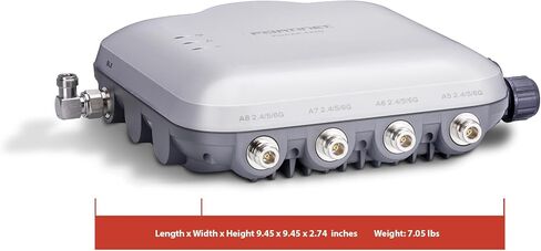 Fortinet FortiAP 432G نقطة وصول Wi-Fi 6E متينة داخلية/خارجية | 802.11ax | ثلاثي الراديو 2.4 جيجا هرتز + 5 جيجا هرتز + 6 جيجا هرتز | 8 هوائيات خارجية | ما يصل إلى 1148 ميجابت في الثانية + 2402 ميجابت في الثانية + 4804 ميجابت في الثانية (FAP-432G-A) in Kuwait