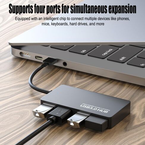 1pc High Speed Charging Cable Converter Adapter Hub 2.0 USB Splitter, Multi Interface - 4 Port, USB Extender HUB 2.0，Desktop PC Laptop Splitter in Saudi Arabia