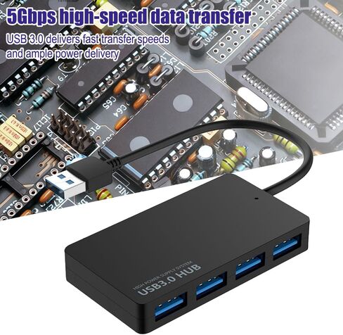 1pc High Speed Charging Cable Converter Adapter Hub 2.0 USB Splitter, Multi Interface - 4 Port, USB Extender HUB 2.0，Desktop PC Laptop Splitter in Saudi Arabia