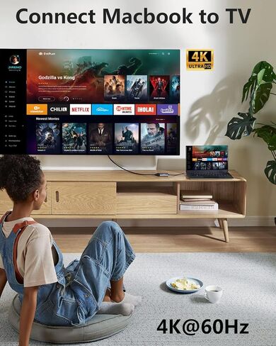 [معتمد من MFi] محول USB C إلى HDMI 4K@60 هرتز 3 في 1 لهاتف iPhone 17/16/15، محول من النوع C إلى HDMI مع منفذ شحن PD 100 وات، USB 3.1 متوافق مع MacBook Pro/Air iPad Pro إلى شاشة عرض التلفزيون in Kuwait